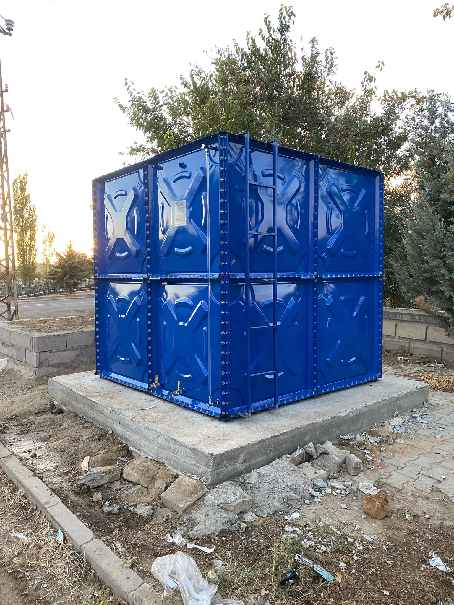 Kaplamalı Modüler Su Deposu