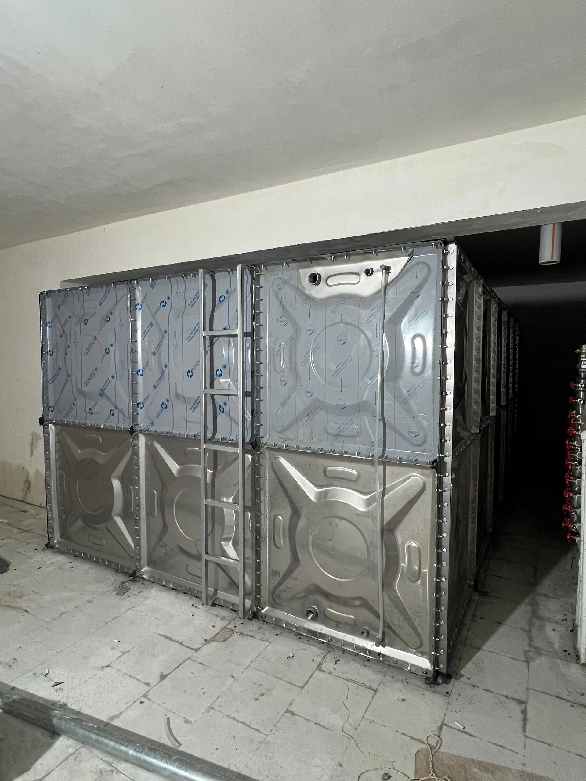Paslanmaz modüler su deposu